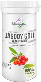 Παγωμένα και αποξηραμένα μούρα Goji 670 MG 60 Καψούλες - SOUL FARM